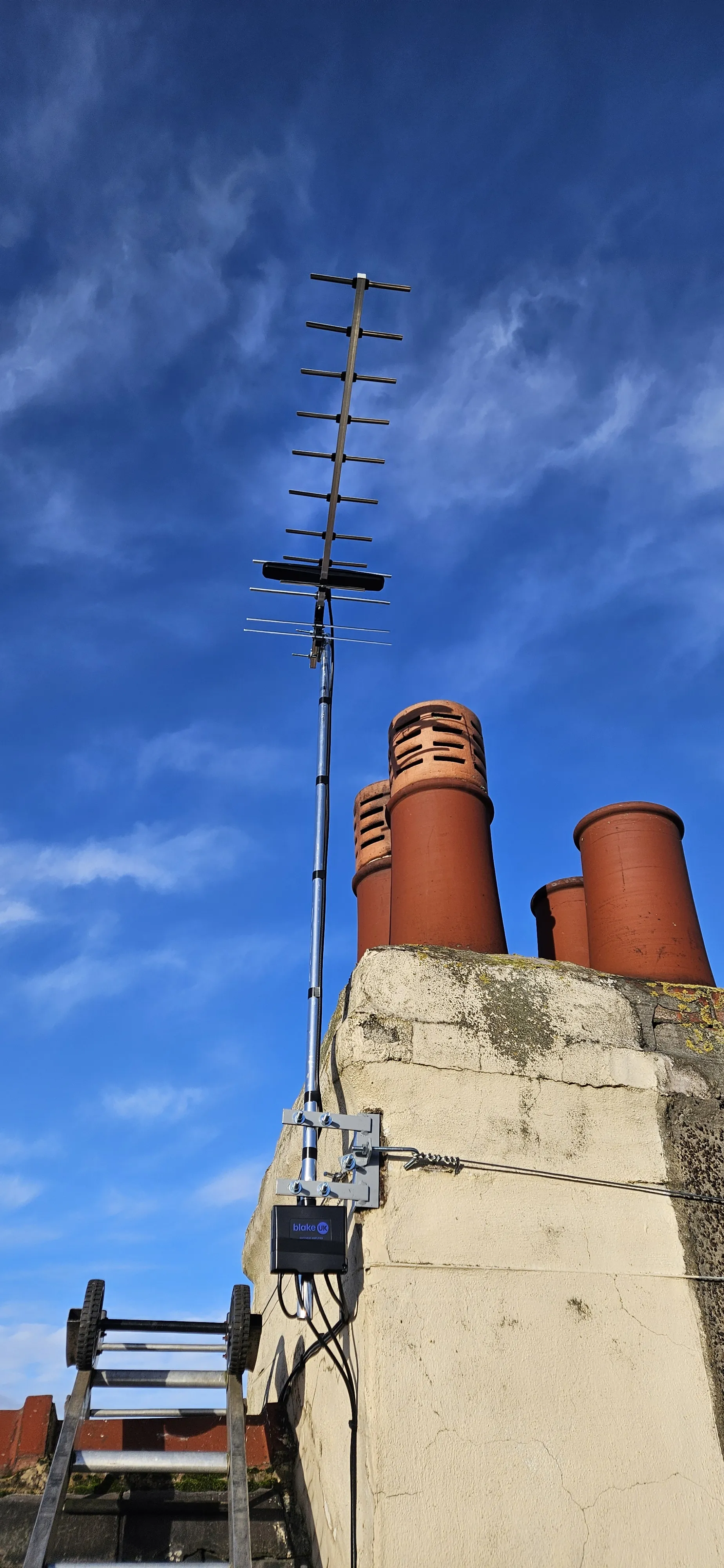 Dan working on roof installation
